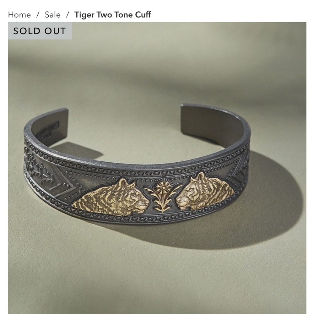 Alex and Ani Tiger Two Toned Cuff. sold out